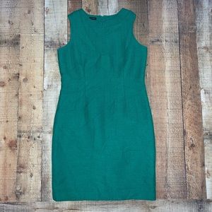 Talbots | Casual Solid Green Sleeveless Dress